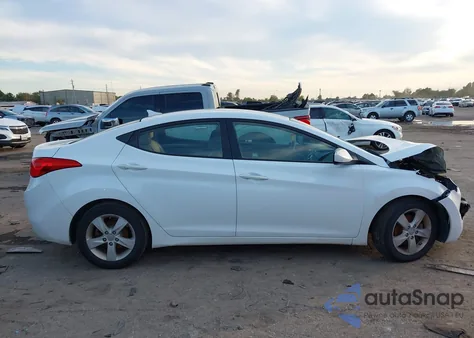 2013 Hyundai Elantra Gls from USA, damaged, VIN 5NPDH4AE8DH362565